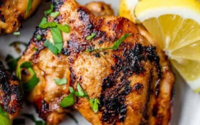 Grilled Chicken Thighs with Marinade