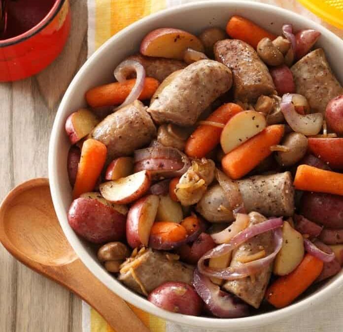 Easy Bratwurst Supper