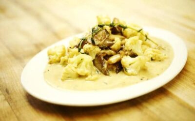 Cauliflower With Oyster Mushrooms and Sherry