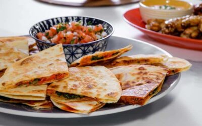 Chorizo and Veggie Quesadillas