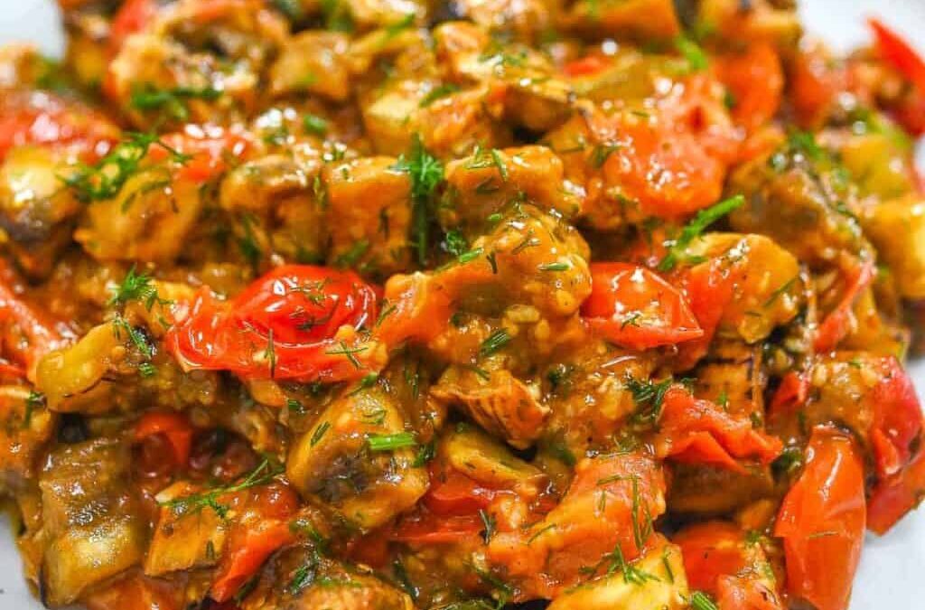 Eggplant with Tomatoes