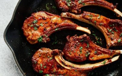 Easy Garlic Butter Lamb Chops