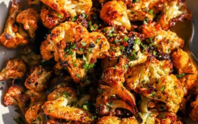 Roasted Cauliflower with Garlic