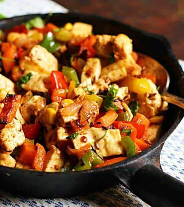 Indian Paneer Stir-Fry