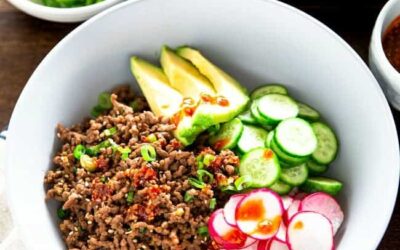 Korean Ground Beef Rice Bowl