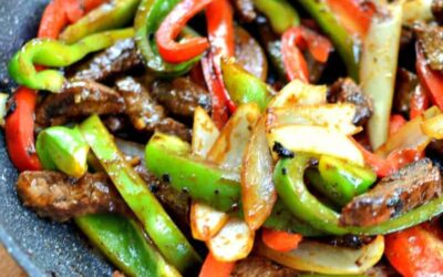 One Skillet Pepper Steak