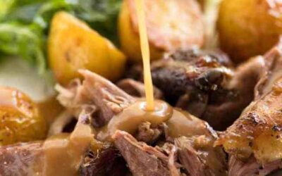 Slow Roasted Lamb Shoulder with Gravy