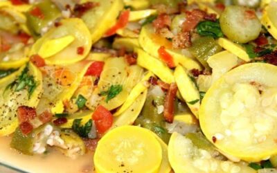 Cajun Skillet with Squash and Okra