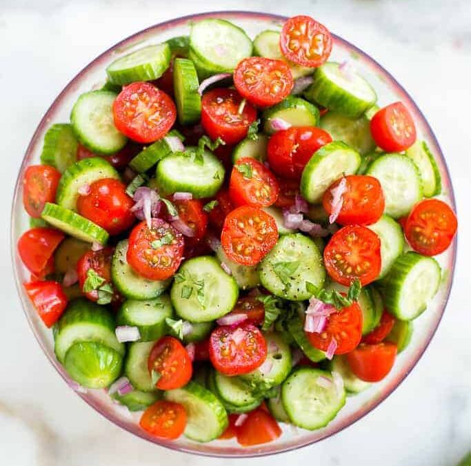 Cucumber Tomato Salad