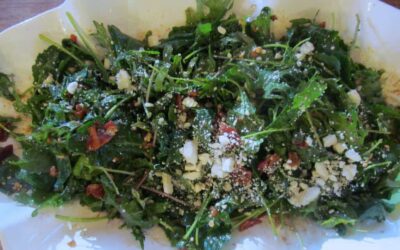 Baby Kale Salad With Honey Balsamic Vinaigrette