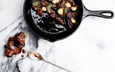 Baked Figs With Balsamic and Feta