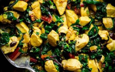 Chicken and Swiss Chard Coconut Curry