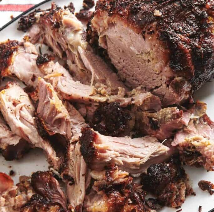Fall-Apart Roasted Pork Shoulder with Rosemary and Garlic