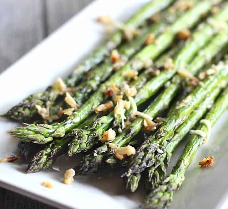 Roasted Asparagus and Green Garlic
