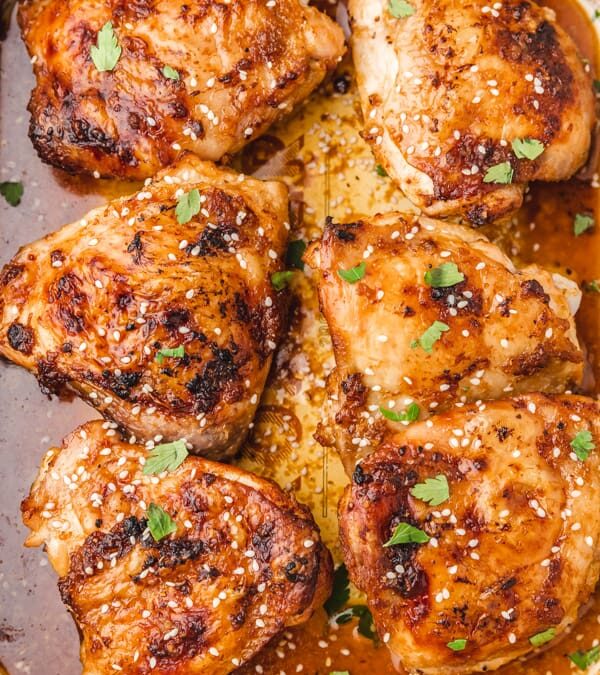 Garlic Ginger Chicken Thighs