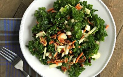 Kale and Kohlrabi Salad with Toasted Pecans