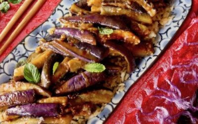 Miso Charred Turnips and Eggplant
