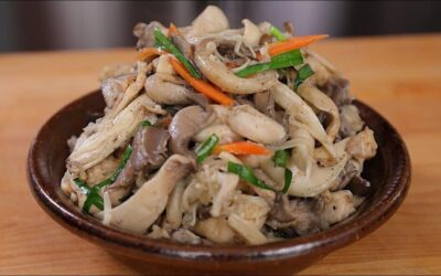 Stir-Fried Oyster Mushrooms with Egg