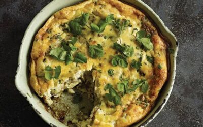 Sausage and Oyster Mushroom Frittata
