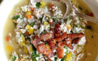 Leftover Turkey & Rice Soup